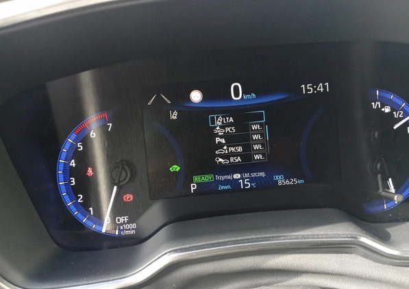 Toyota Corolla cena 80800 przebieg: 85625, rok produkcji 2020 z Piechowice małe 191